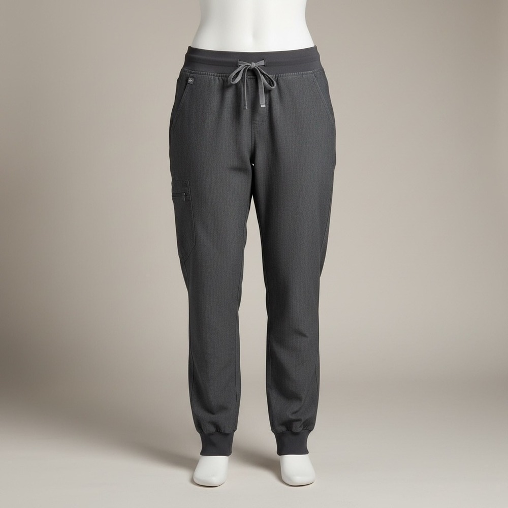 FIGS Technical Collection Zamora Jogger Scrub Pants‎ Graphite Gray Medium